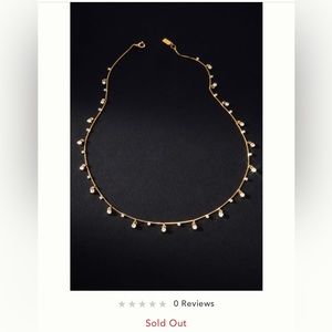 Set & stones 14k gold Jolie necklace